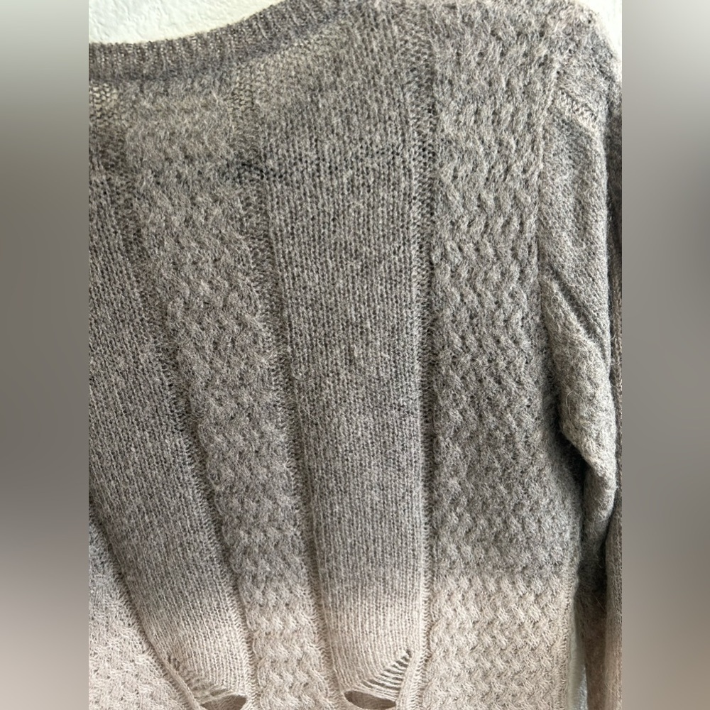 Itterre Wool Ombre Brown Sweater - Picture 16 of 16
